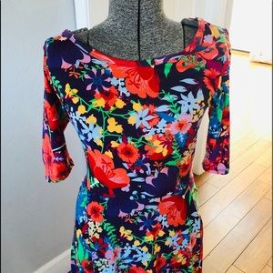 Lularoe  long gorgeous floral dress Sz M